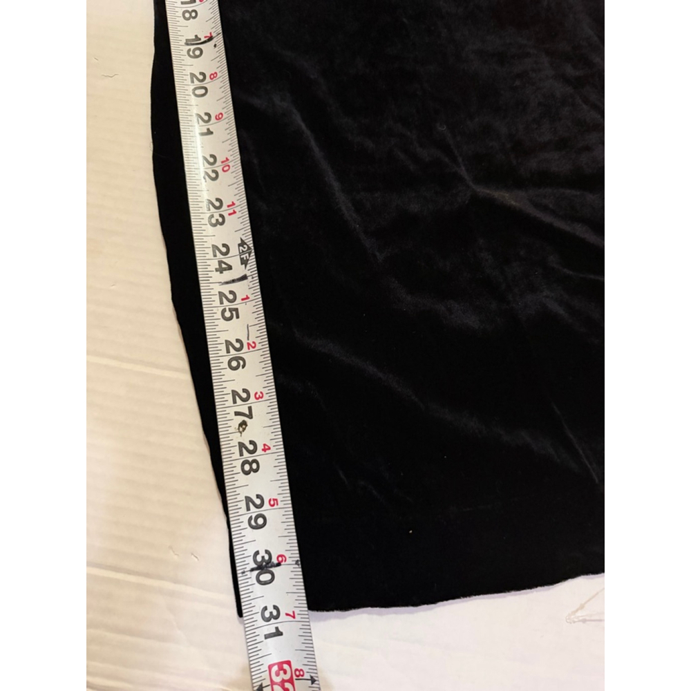 NWT JOHNNY WAS $328 (S) Steffania WIDE LEG EMBROIDERED VELVET PANTS BLACK - Picture 4 of 11